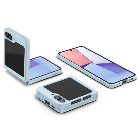 Etui Spigen do Samsung Galaxy Z Flip 5, Airskin, Niebieskie