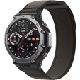 Regulowany pasek nylonowy do Amazfit T-Rex 3 – czarny