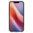 Etui Spigen do iPhone 16E, Ultra Hybrid Mag MagSafe, Carbon Fiber, Przezroczyste + Szkło hartowane