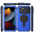 Etui do iPhone 15 Pro, DefenderMag, niebieskie