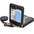 Etui Leather Card Slots do Samsung Galaxy Z Flip 5 5G, czarne