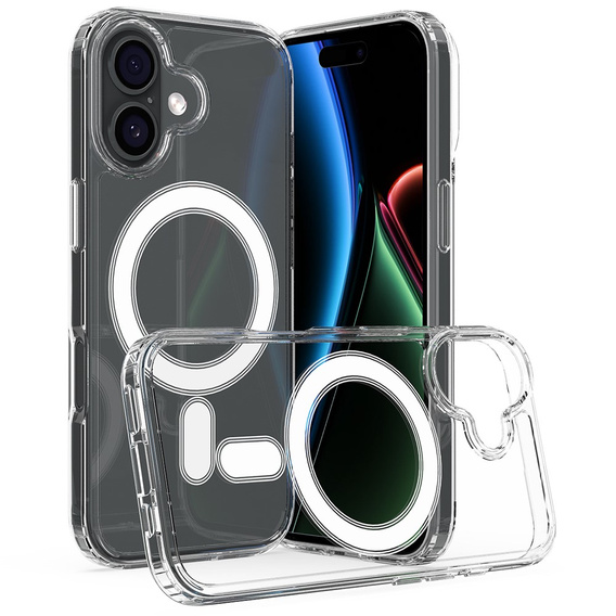 Etui do iPhone 17, do MagSafe, przezroczyste