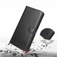 Etui z klapką do OnePlus Nord CE5, Crazy Horse Wallet, czarne