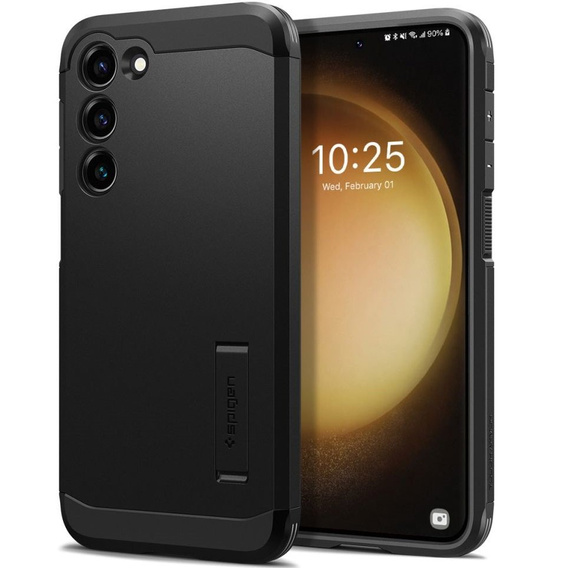 OUTLET Etui Spigen do Samsung Galaxy S23+ Plus, Tough Armor, Czarne