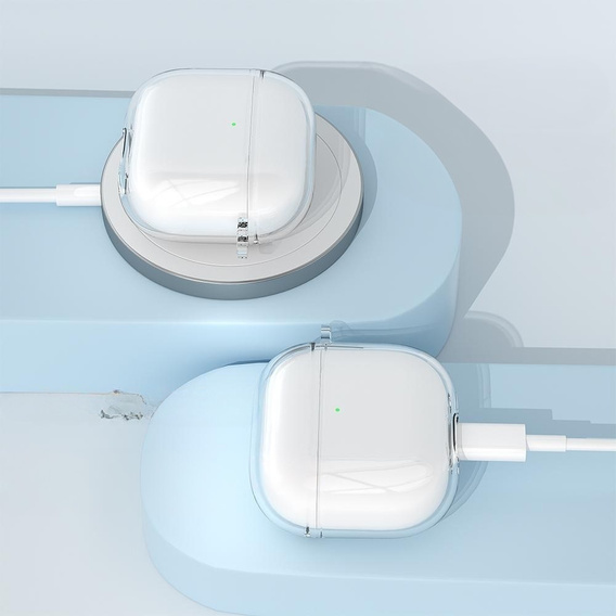 Etui Silicone na Słuchawki Apple Airpods 4, przezroczyste
