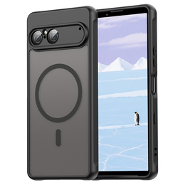 Etui do Sony Xperia 10 VII, Matt Case, do MagSafe, czarne