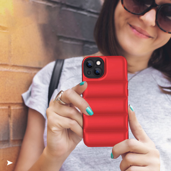 Etui Puffer Case do iPhone 12, Red