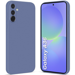Etui do Samsung Galaxy A36 5G, Silicone Lite, granatowe