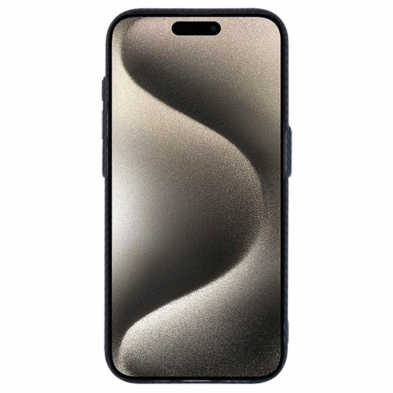 Etui do iPhone 14 Pro Max, Carbon Fiber MagSafe, czarne / niebieskie