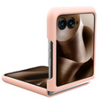 Etui do Motorola Razr 60 Ultra, PC Case, ze szkłem, różowe