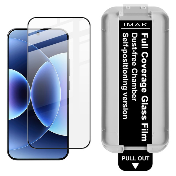 Szkło Hartowane IMAK do Xiaomi 17 Pro Max z ramką pozycjonującą, czarne