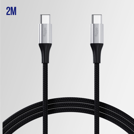 Allity AUC-01 – Kabel USB-C 100W 2m - czarny