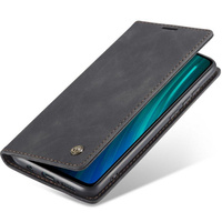 Etui CASEME do Xiaomi Redmi Note 8 Pro, Leather Wallet Case, czarne