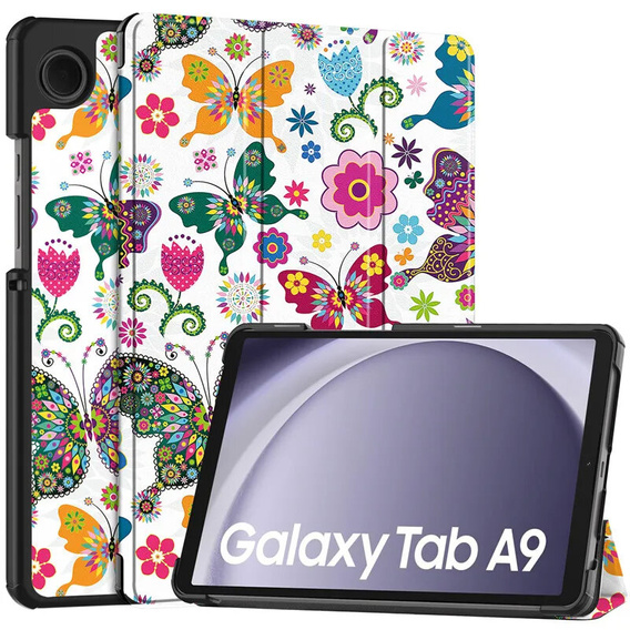 Etui do Samsung Galaxy Tab A9, Smartcase, Butterfly