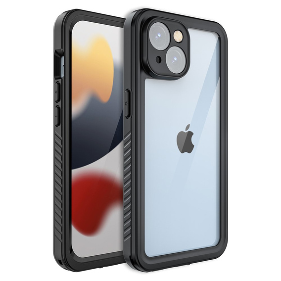 Etui Wodoodporne IP68 do iPhone 15, Redpepper, czarne