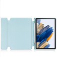 Etui z klawiaturą do Samsung Galaxy Tab A9+, Rotary 360° Leather, jasnoniebieskie