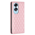 Etui z klapką do Oppo A60, Wallet, BINFEN COLOR, różowe