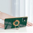 Etui do iPhone 11, Electro Ring, zielone