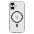 Etui Spigen do iPhone 17, Ultra Hybrid MagSafe, Clear/Graphite