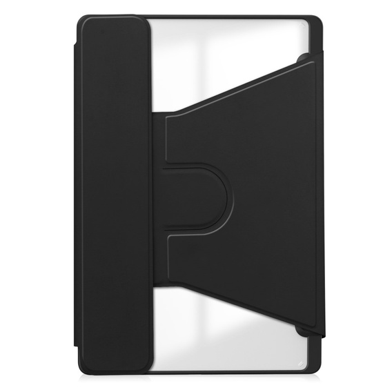 Etui z klawiaturą do Samsung Galaxy Tab S6 Lite 10.4" 2020/2022/2024, Rotary 360° Leather, czarne