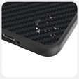 Etui ABEEL do Xiaomi 15 Ultra, Carbon Fiber, do MagSafe, czarne
