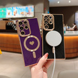 Etui do Samsung Galaxy S23 Ultra, MagSafe Heart, czarne