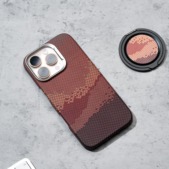 Etui Benks Magnetic Golden Tide Kevlar 600D do iPhone 16 Pro Max – złoty