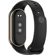 Pasek Silikonowy do Xiaomi Smart Band 10 / 9 / 8, Czarny