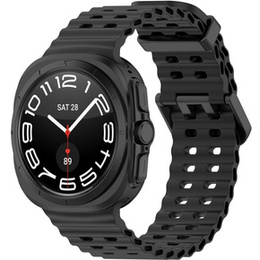 Pasek Silikonowy do Samsung Galaxy Watch Ultra 47mm (2025 / 2024), Czarny