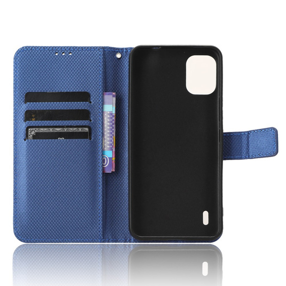 Etui z klapką do Nokia C12 4G, Wallet Smart Magnet, niebieskie