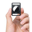 Etui do Apple AirTag, aluminiowe, z karabińczykiem, czarne