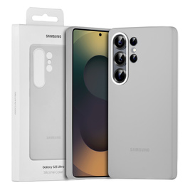 Oryginalne Etui do Samsung Galaxy S25 Ultra, Silicone Cover, szare