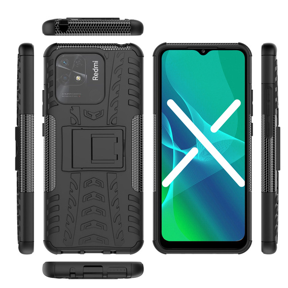 Etui do Xiaomi Redmi 10C, Tire Armor, czarne