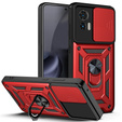 Etui pancerne do Motorola Edge 30 Neo 5G, CamShield Slide, czerwone