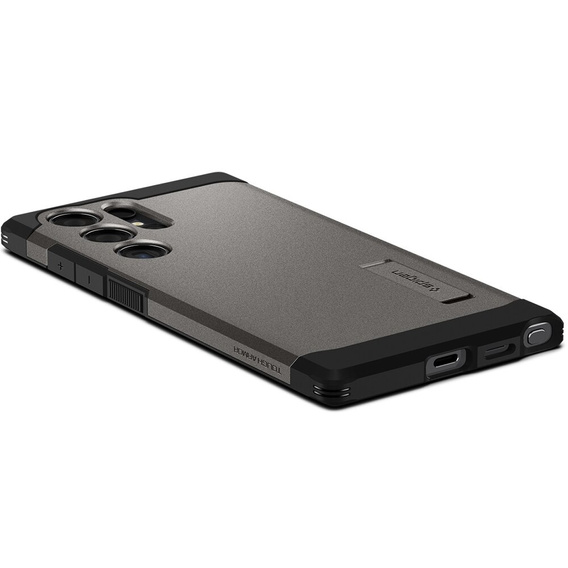 Etui Spigen do Samsung Galaxy S24 Ultra, Tough Armor, Szare