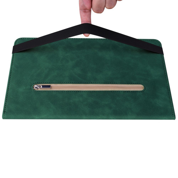Etui do Lenovo Tab P11 Gen 2 TB350FU TB350XU 11.5", Wallet Pen Slot, zielone