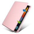 Etui do iPad 10.2" 2021/2020/2019 (9/8/7 gen.), z miejscem na rysik, Obrotowe 360°, Różowe