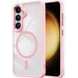 Etui do MagSafe do Samsung Galaxy S24, Hybrid Case, różowe