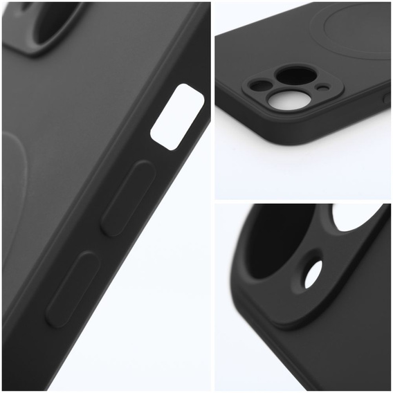 Etui Silicone Mag Cover do iPhone 13, Black