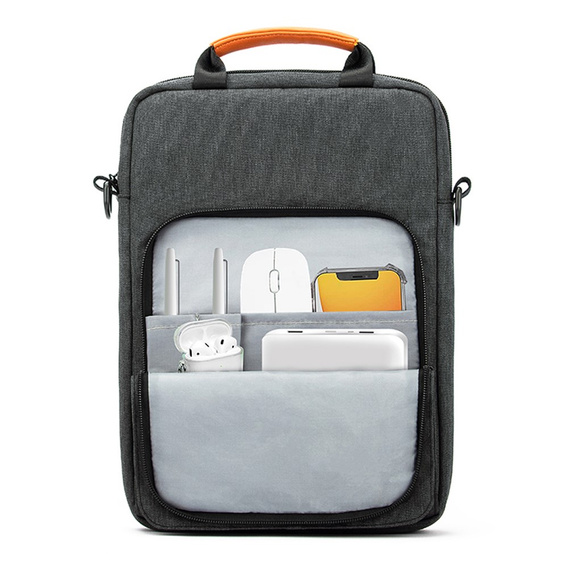 Torba na Laptopa 13.3" – Wodoodporna z Podwójnym Uchwytami - Ciemnoszara