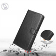 Etui z klapką do Infinix Hot 30, Crazy Horse Wallet, czarne