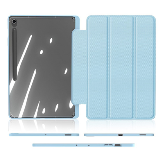 Etui Dux Ducis Toby Series do Samsung Galaxy Tab S10 FE+ Plus – niebieskie