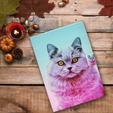 Etui do Samsung Galaxy Tab A9+ X210 / X215 / X216B, pink cat