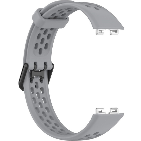 Pasek Silikonowy do Huawei Band 8 / Huawei Band 9 / Huawei Band 10, Szary