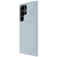 Etui NILLKIN do Samsung Galaxy S23 Ultra, Silicone CamShield Case do MagSafe, niebieskie