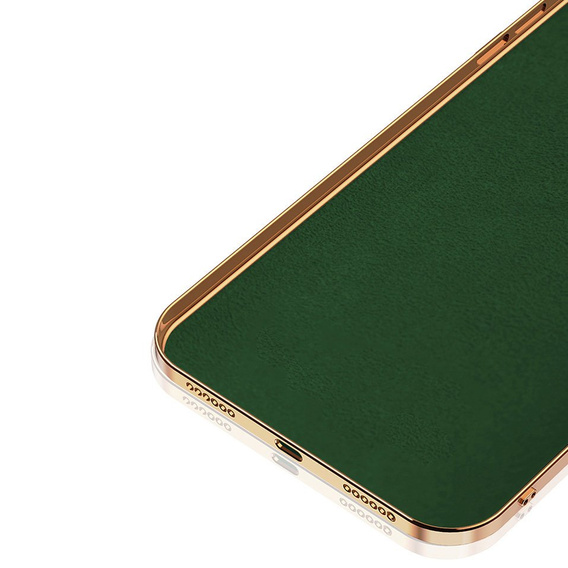 Etui do iPhone 11, Electro Ring, zielone
