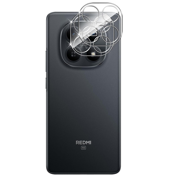 2x Szkło hartowane na aparat ERBORD do Xiaomi Redmi Note 15 5G / Poco M8 5G, Przezroczyste