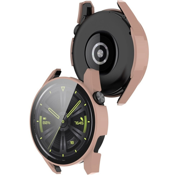 2w1 Etui + Szkło hartowane do Huawei Watch GT 3 42mm, Różowy