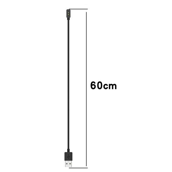 Ładowarka, kabel USB do Xiaomi Smart Band 10 / 9 / 8, Czarna