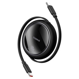 Baseus Free2Draw Mini – zwijany kabel USB‑C 100 W, 1m - czarny
